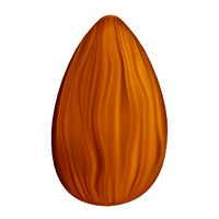 Cartoon Almond