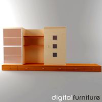 TV Furniture Wall System 08