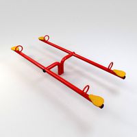 Double Two Seat Teeter