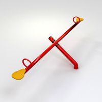 Two Seat Teeter Diagonal