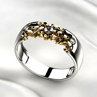 Sun Composite Gold Ring