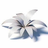 Low Poly Cartoon Bush