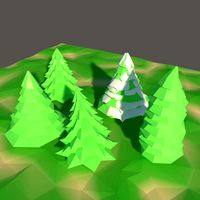toon pine tree pack