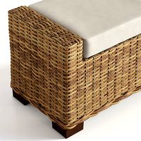 Lacquered Kubu-Rattan