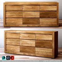 RH RECLAIMED RUSSIAN OAK 9-DRAWER DRESSER