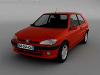 Peugeot 106 3D Model