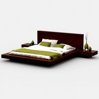 Platform Bed Cherry