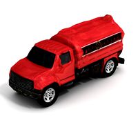 2006 Utility Tanker Truck - Low Poly