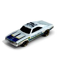 1969 Dodge Charger Police Car - Low Poly
