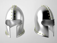 Medieval Knight Helmet 2 - solidworks 3D model