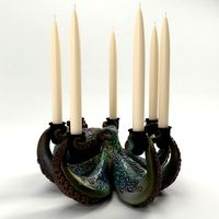 Steampunk Squid Candelabra