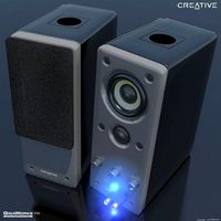 Creative T20 Speakers 3D Model