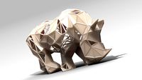 Rhino Lattice 3D print model