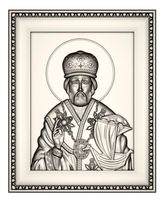 Nikolay Mirlikiysky Icon Stl