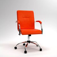 Samba gtp office chair leather orange