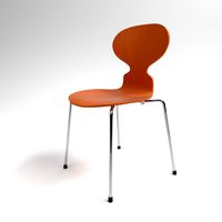 Fritz Hansen ANT ash Chevalier orange