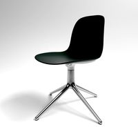 Normann Form Swivel Chair green aluminum
