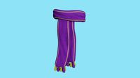 Pink Yellow Scarf - Character Design - Clothing Costume