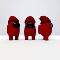 Among Us Beanie Character