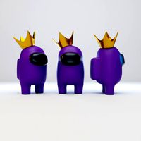Among Us Crown Character