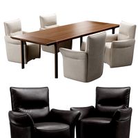 Natuzzi mama chair kendo table