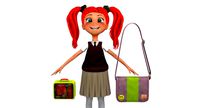 Girl Student 3c (Sweater Vest)