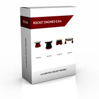 Low Poly Rocket Engines