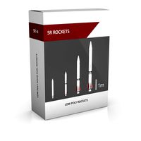 Solid Rocket - Low poly