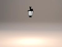Elegant Antic Outdoor Wall Light Low Poly