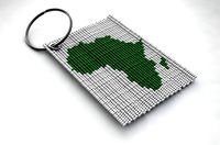 African Beaded Keyring