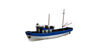 Fishing Boat low-poly PBR Free