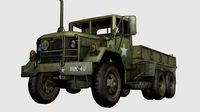 Army Truck Low-poly 3D model