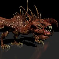 Vulture Dragon Maya rig