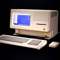 Apple macintosh xl old computer Low-poly 3D model