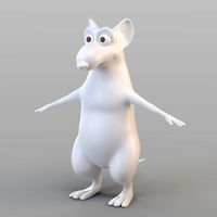 Cartoon Big Mouse