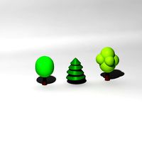 Cartoon trees