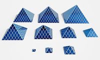 Glass Pyramid Structure