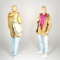 Male casual style with backpack 24
