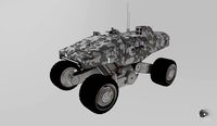 Mars Military White Transporter Vehicle 8K Textures