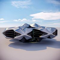 Futuristic building 14