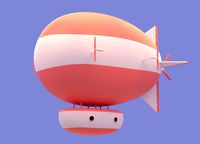 Cartoon Airship