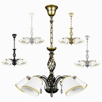 Chandelier 682156 white 796151 bronze 796153 gold 796158 brown 796159 silver Esedra Lightstar