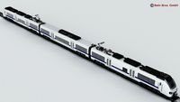Generic Commuter Train 3D Model