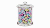 Candy Jar with Marshmallows 04