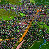 Winterthur City Switzerland Sep 2020 3d model