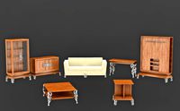 Set Of Furniture For A Drawing Room