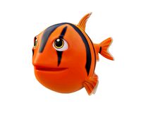 Scissortail sergeant animated fish low poly toon