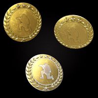 Army bravery Medal shield PBR