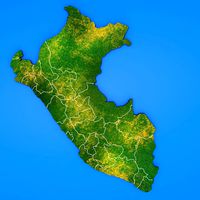Peru detailed country map