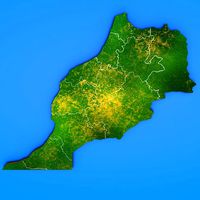 Morocco detailed country map